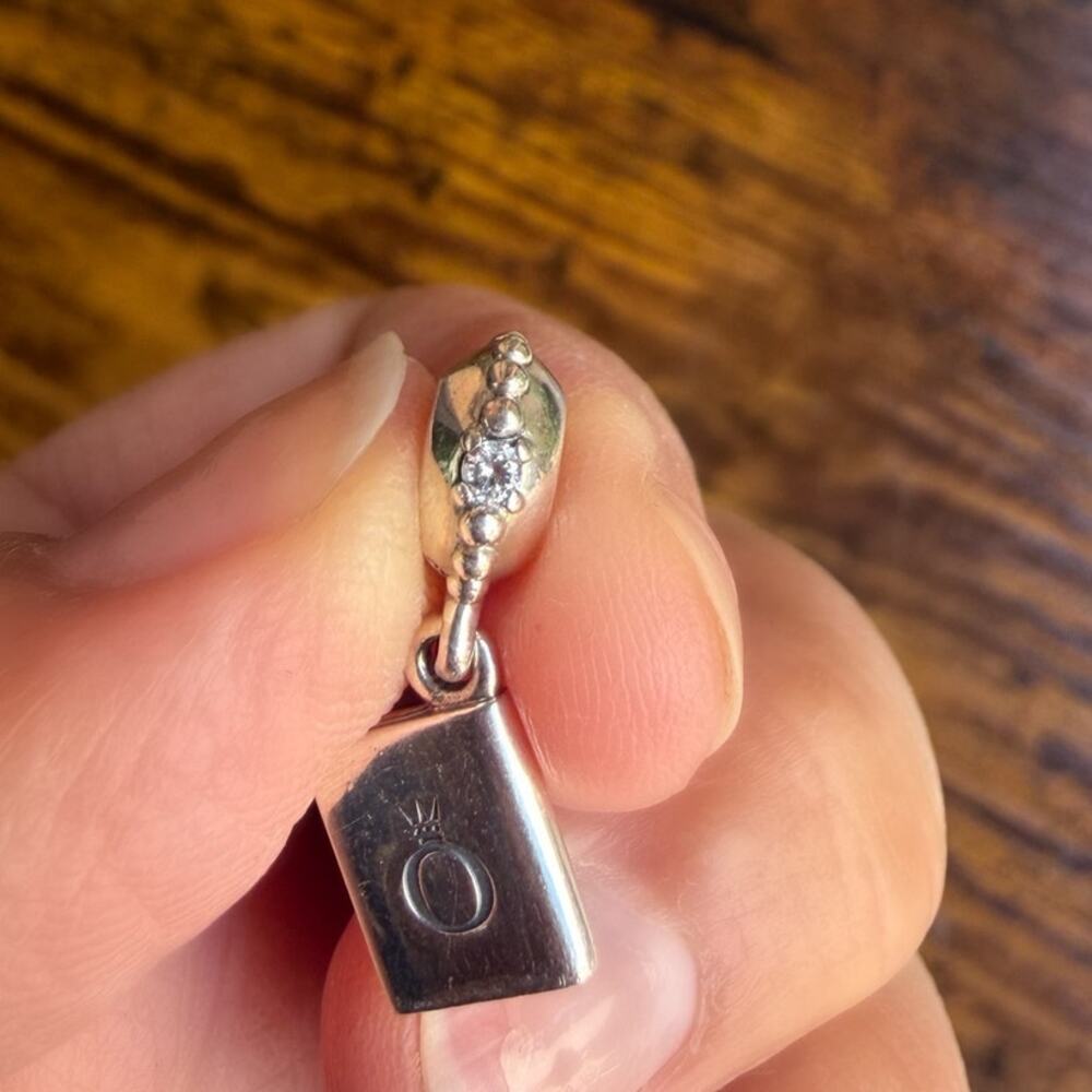 Pandora Silver Adventure Awaits Passport Charm - Picture 3 of 4